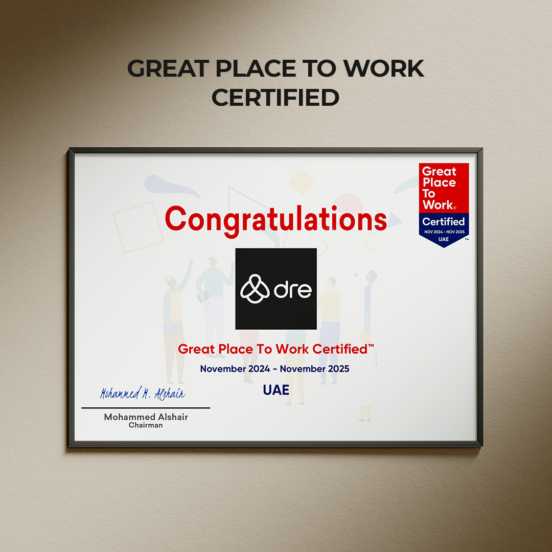 Great place to work Certificate